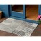 Homeroots 3' X 5' Beige Ivory And Taupe Striped Washable Indoor Outdoor Area Rug 613151 - alternate 1