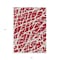 Homeroots 5' X 8' Red and White Abstract Washable Non Skid Indoor Outdoor Area Rug 559320 - alternate 7