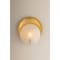 Mitzi 1 Light Paulette Wall Sconce Aged Brass/Ceramic Gossamer Ivory H1140101-AGB/CSI - alternate 4