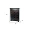 Homeroots 36" Brown Solid Wood Five Drawer Dresser 489194 - alternate 3