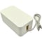 Electriduct Cable Bin Mini w/ Surge Protector- White PD-ED-CBM-WT - alternate 3