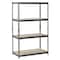 Sandusky Lee Freestanding Bulk Storage Rack, 18 in D, 36 in W, 4 Shelves, Silver Vein UR361860PB4P-SV - alternate 1