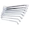 Performance Tool 8 pc. Offset SAE Box Wrench Set, CrV, 12-Point Box Ends, Storage Rack W1085 - alternate 1
