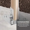 Newhouse Electric 3-in. Steel Angled Single Channel Strut Mounting Bracket, Steel Square Post Base Connector PSTBSE - alternate 6