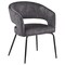 Leisuremod Gavin Series Modern Chair Black Frame in Charcoal, 2PK GDC52CH2 - alternate 8