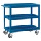 Pucel Tray Top Service Cart, 18 in W x 36 in D x 36 in H, 3 Shelves, Gray SC-1836-3-C5 - alternate 1