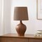 Jonathan Y Eben 23" Rustic Farmhouse Resin/Metal Gourd LED Table Lamp with Paper Rope Shade, Brown Wood Finish JYL9200A - alternate 9