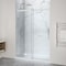 Anzzi 76'' x 57-60'' Frameless Sliding Glass Shower Door in Polished Chrome with Left Drain Shower Base SD-5902305L-CH - alternate 9