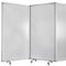 Homeroots 71" Clear Iron Folding Six Panel Screen Room Divider 370388 - alternate 6