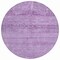 Homeroots 8' Plum And Purple Round Medallion Washable Indoor Outdoor Area Rug 616126 - alternate 3