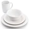 Martha Stewart 32 Piece Stoneware Dinnerware and Flatware Combo Set in Linen 96962.32 - alternate 5