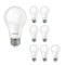Bulbrite LED Filament 9 W Non-Dimmable A19 Light Bulbs with Frost Finish and E26 Base, 5000K, 750Lumens, 8PK 862716 - alternate 1