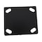Vestil Polyurethane Rigid Caster 4 In. Diameter x 2 In. Width 551 Lb. Capacity Orange/Silver CST-E6-4X2PUP-R - alternate 6