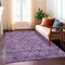Homeroots 8' X 10' Eggplant Plum And Lavender Aztec Washable Indoor Outdoor Area Rug 615779 - alternate 7