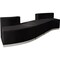 Flash Furniture 4 pcs. Living Room Set, 25-1/4" to 41-1/2" x 27", Upholstery Color: Black ZB-803-860-SET-BK-GG - alternate 1
