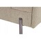 Homeroots 84" Beige Sofa With Black Legs 480929 - alternate 6