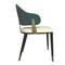 Leisuremod Aria Modern Dining Chair in Leather and Iron Legs with Curved Back in Green, 2PK AC45G2 - alternate 8
