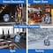 Edendirect 24 in 3-Speed Industrial Drum Fan in Blue, with 360 Deg Adjustable Tilt, with Rolling Casters ZRFGD-24T-Blue - alternate 7