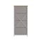 Flash Furniture Harris 4 Drawer Vertical Storage Dresser with White Cast Iron Frame, Oak Wood Top and Beige Easy Pu WX-5L203L-W-WH-BG-GG - alternate 6