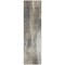 Homeroots 8' Taupe And Gray Abstract Washable Indoor Outdoor Runner Rug 563611 - alternate 9