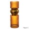 Uniquewise 12-Inch Decorative Orange Tall Glass Vase - Modern Minimalist Decor for Parties, and Special QI004735.OR.S - alternate 6