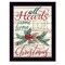 Homeroots Home For Christmas 3 Black Framed Print Wall Art 407326 - alternate 1