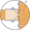 Simpson Strong-Tie 8.87 in. H X 1.8 in. W 16 Ga. Galvanized Steel Joist Hanger HUS1.81/10 - alternate 5