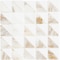 Daltile Gamma Natural Stone Triangle Wall and Floor Mosaic Tile, 10PK DA72TRIANGLMSHN - alternate 6