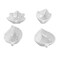 Martha Stewart 4 Piece Ceramic Tidbit Dish Set in White 128816.04 - alternate 6