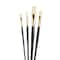 Princeton RealValue Brush Set, Natural Bristles, Long Handle Mixed Media Paintbrush, 4-Piece Set, 2PK PR9131 - alternate 2