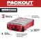 Milwaukee Tool PACKOUT Tool Case, 5 Compartments, 9-7/8 in W x 15-1/4 in D x 4-5/8 in H, Red, Plastic 48-22-8435 - alternate 10