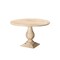 Homeroots 48" Natural Solid Wood Pedestal Base Round Top Dining Table 565245 - alternate 6