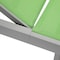 Leisuremod Marlin Patio Chaise Lounge Chair with Grey Aluminum Frame, Green, 2PK MLGR-77G2 - alternate 8