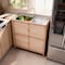 Wrightmaster All-in-One 32.6 in. x 16.9 in. x 33.2in. Drop-In Utility Sink with Faucet, Assembled Cabinet in Oak ZROP460811 - alternate 7