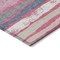 Homeroots 10' X 14' Pink Gray And Green Striped Washable Indoor Outdoor Area Rug 598919 - alternate 7