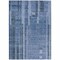 Homeroots 3' X 5' Navy Blue And Gray Striped Washable Indoor Outdoor Area Rug 602791 - alternate 6
