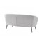 Homeroots 75" Light Gray Sofa With Black Legs 480908 - alternate 7