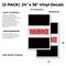 Signmission Insurance, Vinyl Decals Only 24 Inch x 36 Inch, Vinyl Decal, 2PK DSB-2436-2PACK-Insurance - alternate 2