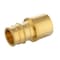 Thrifco Plumbing 1/2" x 1/2" Brass Female Sweat Adapter F1960 x Sweat Lead Free - (PEX A) 7920054 - alternate 2