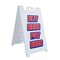 Signmission Buy Here Pay Here, A-Frame & 2 Decals Installed, Heavy-Duty Plastic Frame SBHD-D-2436-Buy Here Pay Here - alternate 1