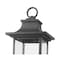 Z-Lite Tiberius 4 Light Outdoor Post Mount Fixture, Black/Clear Seedy, 9 In W x 25.25 In H 5017PHBR-BK - alternate 4
