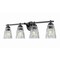 Z-Lite Andree Matte Black 4 Light Vanity 1960-4V-MB - alternate 1