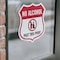 Signmission No Alcohol Shield Sign No Alcohol Past T, 4 inch X 4 inch, Vinyl Decal, 2PK SHI-D-2PACK-4-390 - alternate 5