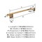 Amerock Appoint Champagne Bronze Traditional 18 in 457 mm Towel Bar BH36073CZ - alternate 3
