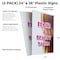 Signmission Hair & Beauty Salon, Plastic Signs Only 24 Inch x 36 Inch, Corrugated Plastic, 2PK CSB-2436-2PACK-Hair & Beauty Salon - alternate 2