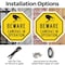 Signmission Beware Cameras in Operation, 10 inch X 10 inch, Aluminum Metal Signs, 2PK OC-A-2PACK-10-23 - alternate 5