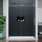 Anzzi 60in Reversible Frameless Sliding Deco-Glass Shower Door w/ Soft-Close System Brushed Nickel Finish SD-AZ20-02BN - alternate 9