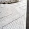 Jonathan Y Balansat Moroccan Diamond Ivory 5 ft Square Indoor/Outdoor Area Rug IBZ100D-5SQ - alternate 6