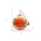 Homeroots Poinsettia Flower Hand Painted Mouth Blown Glass Ornament 477440 - alternate 3