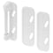 Prime-Line Storm and Screen Door Push Button Handle Set, Interior Latch 1-1/2 in. Hole Center, White K 50822 - alternate 7